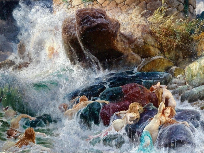 1860-Adolf Hirémy-Hirsch - La tomba di Achille